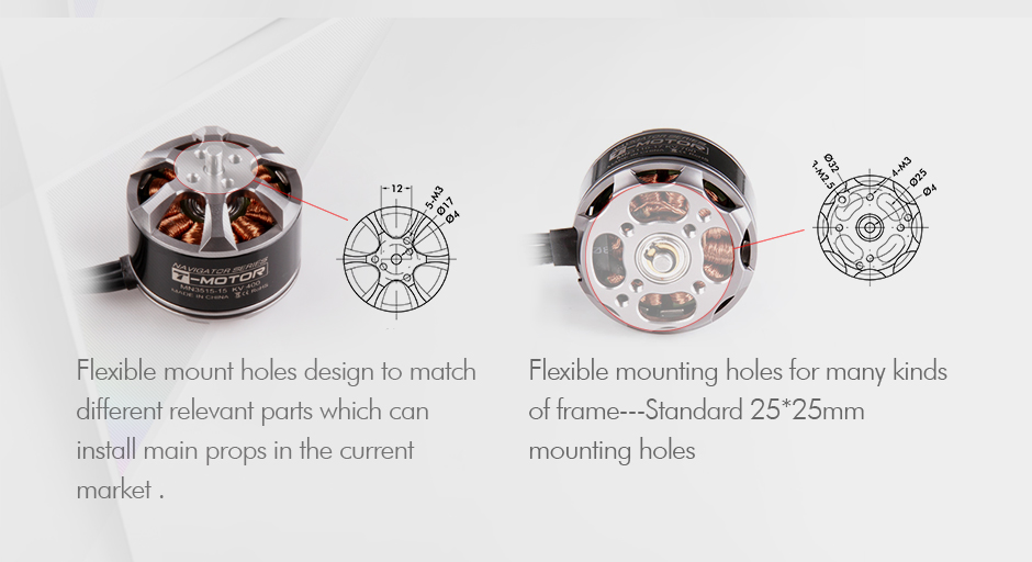 MN3510 Multirotor Fixed Wing UAV Motor | T-MOTOR®