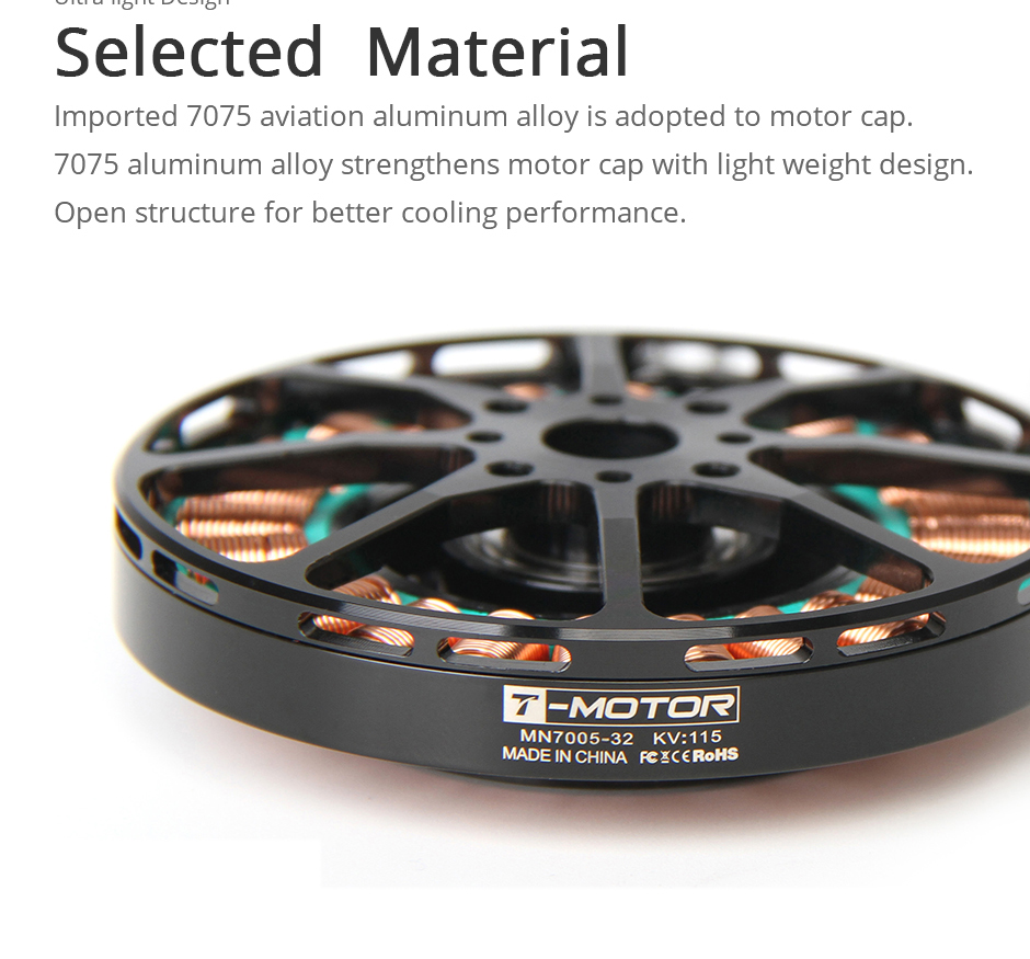 MN7005 Multirotor VTOL UAV Motor KV230 | T-MOTOR®