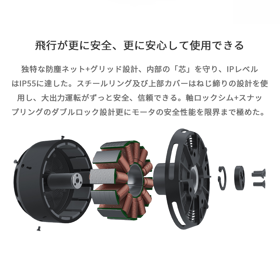 U11Ⅱ KV120 重荷重ドローン用産業用UAVモーター