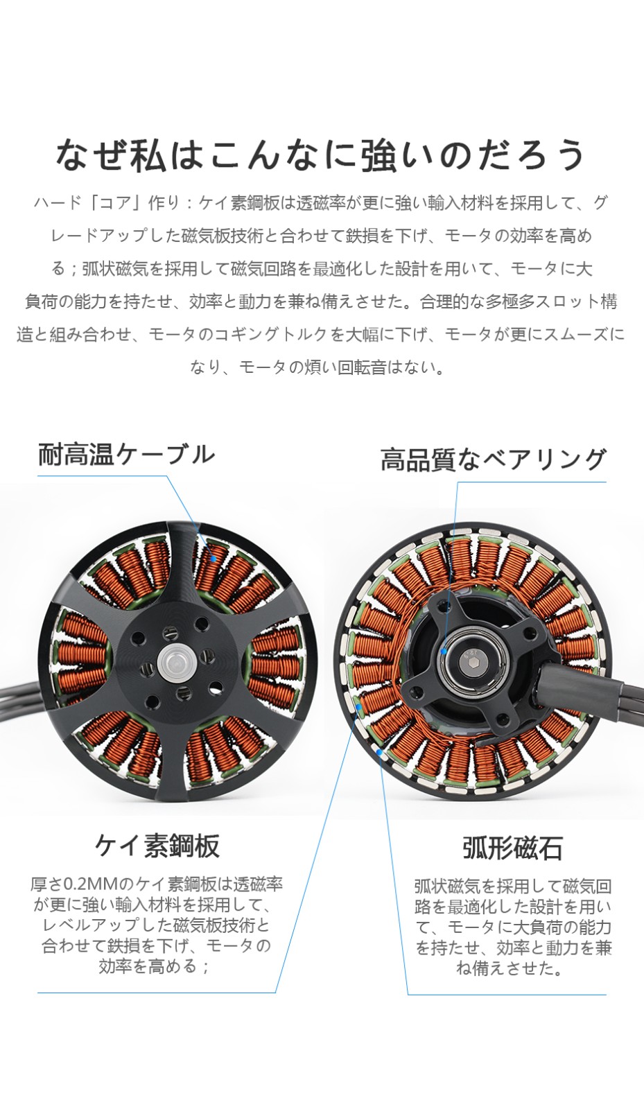 Antigravity MN5006 KV300 長時間飛行用UAVモーター