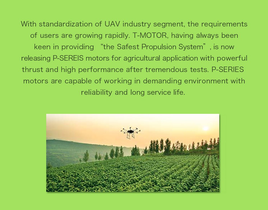 P60 Pin Agricultural Multirotor UAV Motor KV340 | T-MOTOR® P60 Pin Agricultural Multirotor UAV Motor KV340 | T-MOTOR®