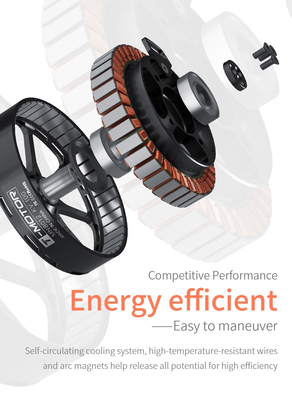 MN8014 Antigravity Multirotor VTOL UAV Motor KV100 | T-MOTOR®