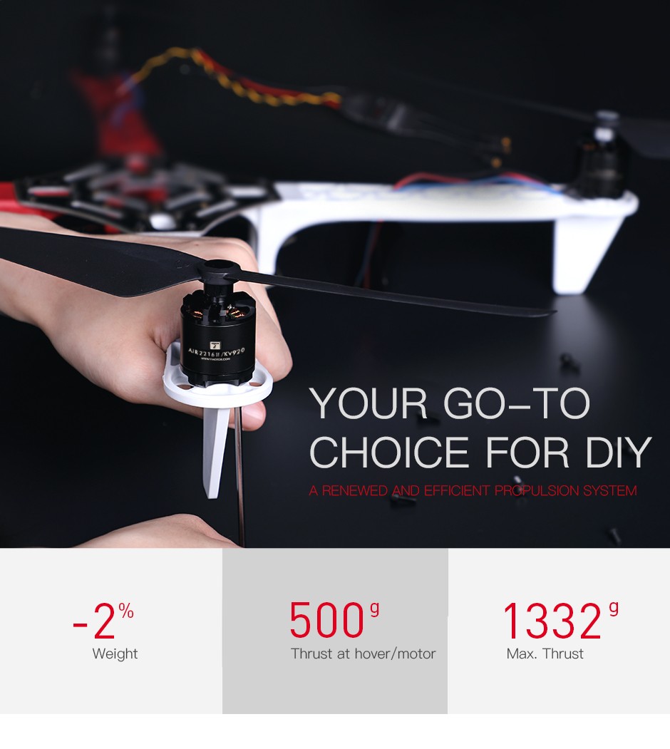 Air Gear 450Ⅱ Multi-Rotor UAV Power Combo Set for Training & DIY