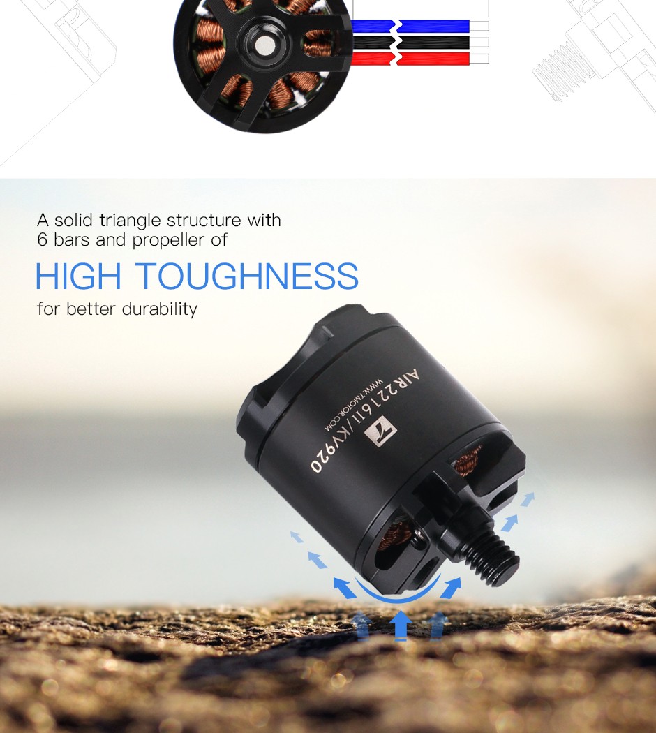 Air Gear 450Ⅱ Multi-Rotor UAV Power Combo Set for Training & DIY