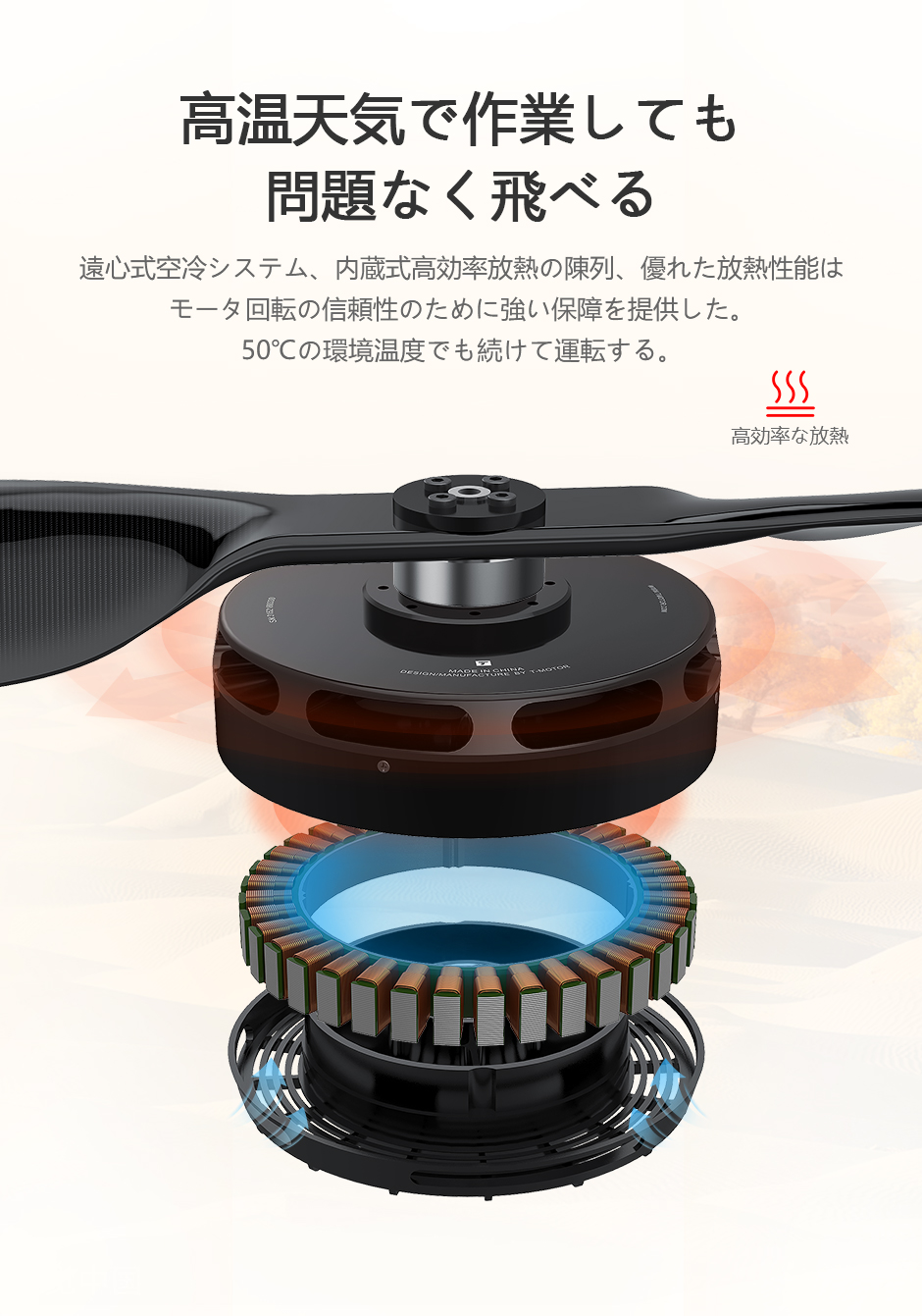 とらまる 荒１５キロ U15Ⅱ KV80 重荷重ドローンモーター - 最大推力36kg