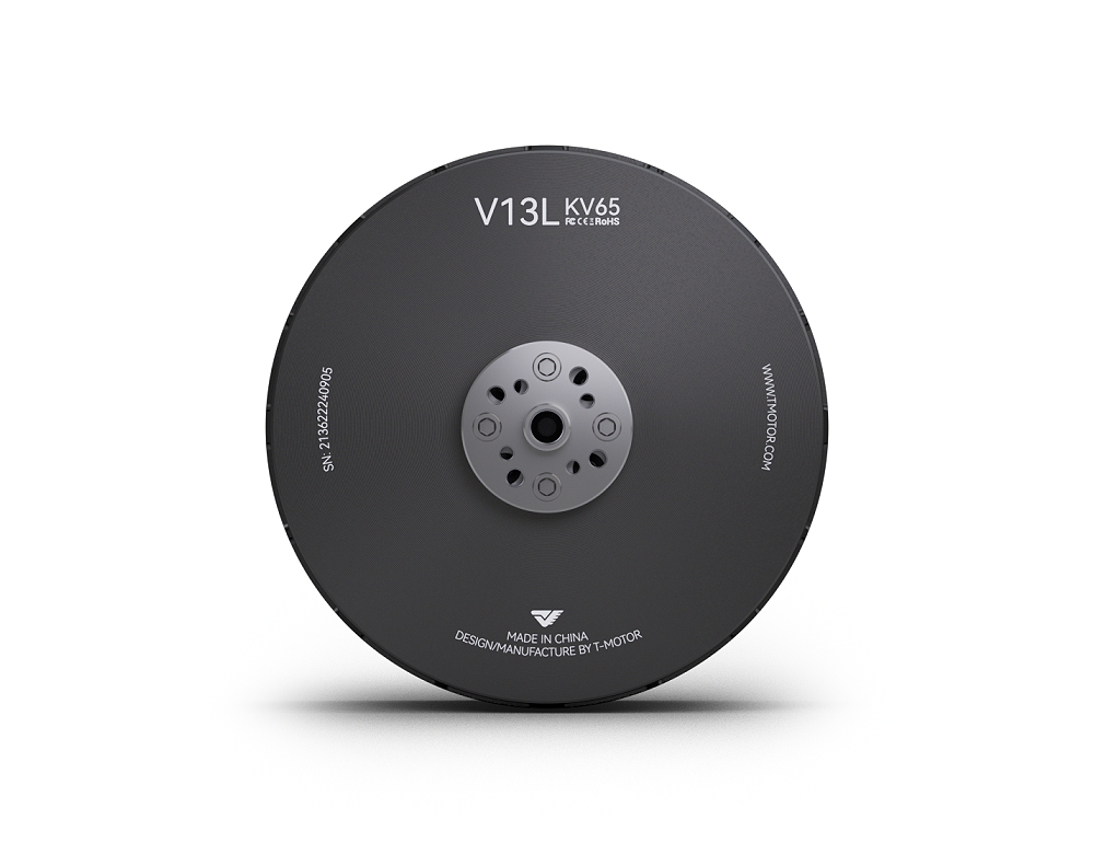 HYTRON VT-52 1本 V13L KV65 VTOL UAV Motor for 55kg Thrust Heavy-Lift Drones