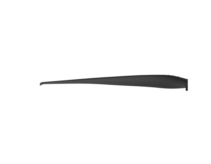 T12*6 Black CW Outdoor Plane Polymer Material Propeller