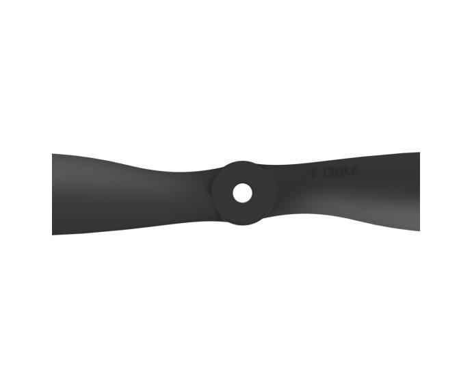 T13*6.5 3D Black Outdoor Plane Polymer Material Propeller
